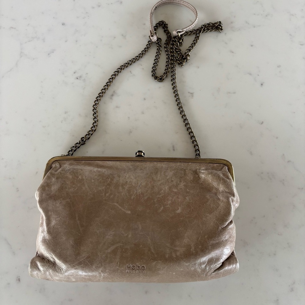 Hobo Putty Color Wallet Crossbody Purse